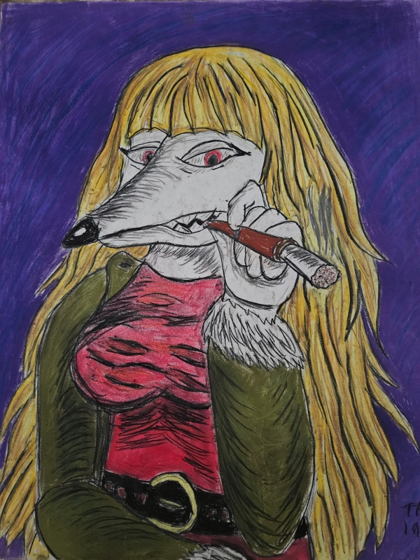 Oksana Sokolov by artist Trevor Burke